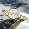 Wristwatches CURREN Luxury Woman Wristwatch Elegant Waterproof Stainless Steel Watch for Ladies Dress Diamond Quartz Womens Watches Reloj d240417