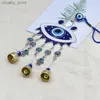 Kekands Lonyards rétro de diable yeux voiture suspendue décoration turquée les yeux bleu carillon de protection oculaire diabolique