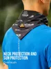 Bandanas AONIJIE E4427 Quick-drying Sports Towel Neck Sun Protection Triangle Running Bag With Cubes For Cooling