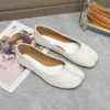 Luxury ballet flats Tabi dress shoes designer ballerina flat mm 6ss women split toe mules dance loafers rubber heels lambskin silk ladies casual shoe sandals with box