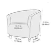 Couvre-chaise 1pc Spandex Tub Club Couvre de canapé