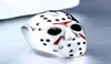 Ring Men 316L Biker en acier en titane Jason Voorhees Masque de hockey avec couleur rouge Rague antique bijoux Taille 714298P5513215