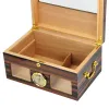 Humidor Casement Window Cedar Wood Cigure Pudełka do przechowywania skrzynka nawilżającego heban shoin shise szafka do przechowywania akcesoria palenia