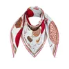 Hot Air Balloon Women Silk Scarf Top Fashion Women Designer Silk Scarf Monogram Pattern Luxury 90 Large Shoulder High Quality Hijab Twill Silk Reversible Scarf 78449