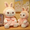 New Gege Rabbit Plush Toys Cute Pink Rabbit Doll Pillow Children's Cloth Doll Doll Manufacturer Wholesale