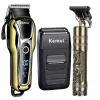 Trimmers 2021 Electric LCD Hair Clipper Trimmer for Men Rechargeable Shaver Bear Barber Hair Cut Machine Fourcolor USB