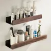 Kitchen Storage Novel Accessories Spice Rack Organizer Shelves Bathroom Shampoo Holder Shelf Metal Wall Panels