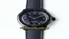 ZF Top versie Vijftig vadems 501511C3052A Sapphire PVD Dark Knight Black Dial Cal1315 Automatische heren Watch Canvas Strap Designe3477860