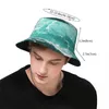 Bérets Unisexe Blue Ocean Bucket Hat de plage Planche Visor graphique extérieur