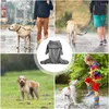 Abbigliamento per cani Raincoat Giacche invernali impermeabili Cappotto antivento con velluto Rain Inner Reflective Strip Green XS