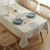 Table Cloth Lime Plaid PVC Desktop Household Rectangular Printed Tablet Is Simple Dining Fitted Tablecloth
