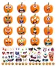 Halloween Maskenaufkleber 24x28cm Party machen ein Gesicht Kürbis Dekoration Aufkleber Wohnkultur Kinder Abziehbilder DIY Halloween Dekoration3584626