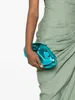 Sac d'embrayage en forme de coque en acrylique Femme Femme en métal mignon Metal Purse brillant Gol Silver Blue Egg Handbag Quality 2024 240409