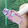 Vattenflaskor Tumbler 800 ml Läcksäker sportflaska med teseparatorhandtag för camping som kör inte halkkapacitetsresor