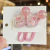 Haarzubehör 2pcs Cartoon Strawberry Candy Schöne Mädchen Elastizbänder Kinder Prinzessin Kinder Krawatten Baby Kopfbedeckung