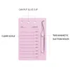 GLAMLASH 1pcs Holder Eyelash Extension Glue Pallet Acrylic Board for False Eyelashes Pad Lash Makeup Tools