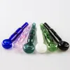 Rökpipor CSYC Y188 Oil Rig Glass Pipe Cirka 5,5 tum Flat Bowl Anti-Rolling Burners Colorf Smooth Airflow Drop Delivery Home Ga Otept