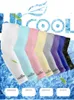 38cm Hicool Cool Summer Sun Protection Anti UV Protector Summer Sports Cycling Sleeve Arm Warmers Ice Silk Arms Cover