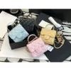 Bolsas 22s Spring/Summer Trend CC Candy Color Mini Small Small Square Handheld Straddle Summer Summer