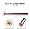 HG ALL OVER SHADOW BRUSH Metal dark bronze Handle Base Eyeshadow MAKEUP Cosmetics Blend Brush Tool ZZ