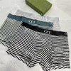 Mano di seta ghiacciata un marchio di moda di moda boxer traspiranti slip mutande sexy con scatola