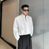 Chemises décontractées pour hommes hommes vintage français Business long manches longues robe lâche homme coréen streetwear fête chemise chemise