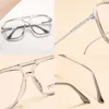 Okulary przeciwsłoneczne ramy benzen okulary optyczne rama Vintage wielokątne okulary o krótkowzroczności Ultra światła TR 90 Women okulary okulary 5759