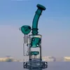 Shisha Bong dickes Glas Wasser Bongs Shisha Bubbler Rauchwasserrohre Fabische Ei -Dab Rigs Recycler Öl Rig mit Armbaummatrix perc