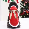Hundebekleidung Winter Flanell Weihnachtstag Dressing kleiner und mittelgroße Katzenkleidung für Haustiere, die Welpe Kleidung erscheint