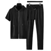 Men's Tracksuits Men Cardigan de traje de tracks