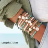 Link armbanden ccgood shell ster hart zomer surfarmband voor vrouwen natuursteen kraal minimalistische boho sieraden mode pulseras