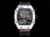 Männer beobachten Kristall RM27-02 Top Case All-Carbillon Faser Sapphire Fast-rotierende Uhrwerksfall UU1V
