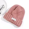 Berets Children's Knitted Woolen Hat Versatile Big Headed Cap Loose And Warm Small Face Showcase Korean Autumn Winter