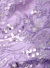 Casual jurken jurk mouwloze a-line guaze gradiënt holle patchwork hangende nek trouwfeest dame 2024 vrouwelijk 15G6695