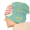 Berets Love Dog и Donut Thin Bonnet Homme Sport Samoyed Милые черепа шарики шапки в стиле