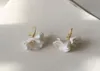 Boucles d'oreilles de style lustre en verrouillage