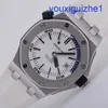 Fancy AP nadgarstek zegarek Royal Oak Offshore 15710St Męski zegarek sportowy Stalowy automatyczne maszyny Szwajcarskie Światowa Światowa Strażnik Luksusowa Tape Tape 42 mm