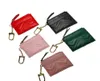 Unisex Designer Key Pouch Fashion Fashion Purse Purse Keyrings Mini Wallets Moned Conedora de crédito 5 colores Keychain con caja8808499