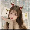 Christmas Ornaments Hair Accessories for Girls Headband Double Bangs Hairstyle Hairpin Christmas Headband Hair Deco for Girls