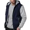 Herrenjacken große Größe 8xl Männer Parkas Mantel Sweatshirts Kapuzenpodium dick war warm