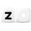 12 mm 50pcs letras de silicona perlas en inglés alfabeto baby teher para nombre personalizado de diy chaqueta de cadena clip juguetes un 240407 gratis