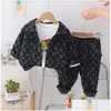 Clothing Sets Spring Autumn Casual Boy Set 2024 Fashion Active Denim Jacket Jeans Pant Kid Children Baby Toddler Clothingclothing Dr Dhwlx