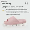 Pantofole da 32 cm maschi massaggio non slittamento grande taglia eva scivoli interni da bagno da donna scarpe da casa sandali impermeabili grigio