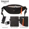 Taillezakken Tinyat Pack Bag Dames Schouder Fanny Grote telefoon Travel Sport Dames Geld riem Pouch Men Fashion Banana