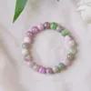 Bracciale di cristallo viola rosa che avvolge il dito femminile morbido wen che suona perle Buddha Piatto di decompressione studente