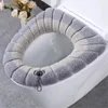 Toilettensitz Deckt waschbar leicht zu reinigen, ohne schmutzige Hände Flanellzubehör weicher, verstärkter Deckel