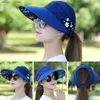 Visors 1PC Golf Sun Cap Womens UPF 50+ Ochrona UV Wide Brim Beach Sun Hat Hats For Women Żona Dziewczyny Prezent Uulticolor Fashion Y240417