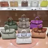 10s Designer Tas Alle handgemaakte draagtas Real Crocodile/Togo Skin Bag Brand Purse Luxury Handtas Volledig handgemaakte waslijn Stiksel