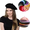 Ugok Berets Franse stijl Warm Wool Vintage Dames