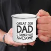 Tazze papà fatti nutrizionali tazze caffè tazza tazza per papà papà sipdad papà regalo miglior papà di sempre tazze da papà regali da bambini 240417